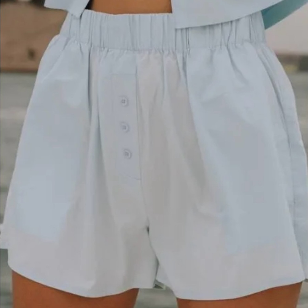 Daily Drills blue poplin shorts!!!